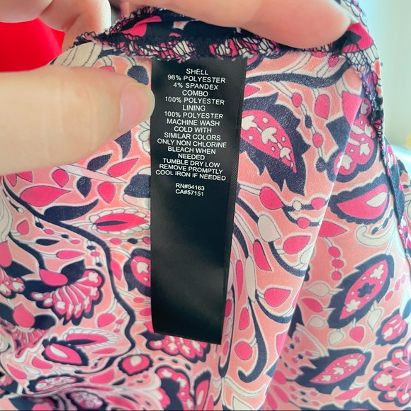 Navy + Floral Maxi Dress - Picture 4 of 12